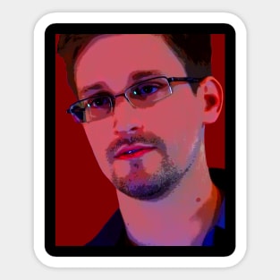 edward snowden Sticker